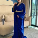 Blue And Green Caftan